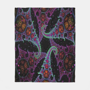 Octopus's Garden Fleece Throw Deken
