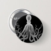 octopusschets ronde button 5,7 cm (Voorkant /achterkant)