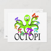 Octopussen Briefkaart (Voorkant / Achterkant)