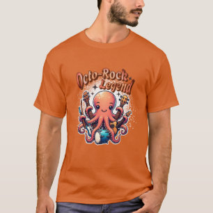 OctoRock Legende Rocky Octopus familie T-shirt