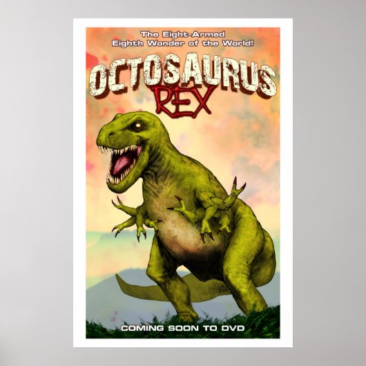 Octosaurus Rex Poster (Voorkant)