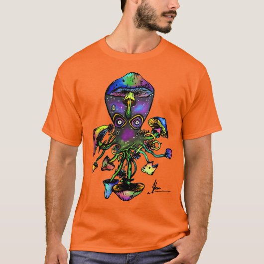 Octoshroom Tie Dye T-shirt (Voorkant)