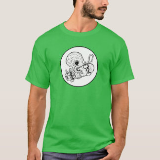 Octoskate 1 - Skateboardende Octopus T-shirt