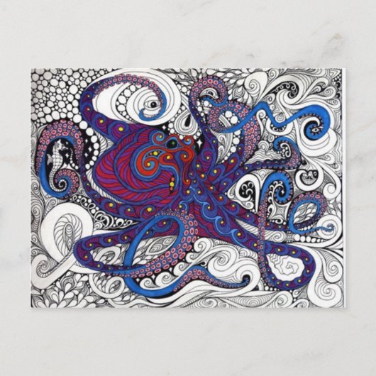 octpus! briefkaart (Voorkant)