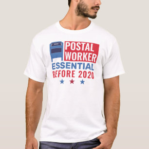 Octrooi voor werknemers in de postsector 2020 t-shirt