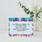 Octupus Octo fêté Invitation horaire (Debout devant)