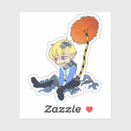 Oculaire Orale Verjaardagskrabben Sticker