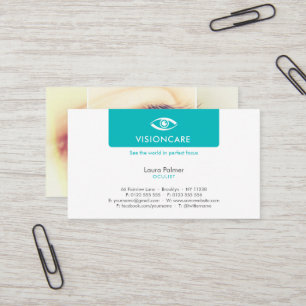 Oculist   Optican Professional Visitekaartje