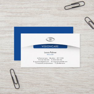 Oculist Optican Professional Visitekaartje