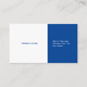 Oculist | Optican Visitekaartje (Achterkant)