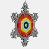 Oculus Kaleidoscope Ornement de flocon de neige (Gauche)