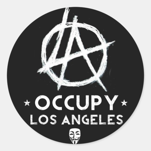 Ocupy LA Sticker (Voorkant)