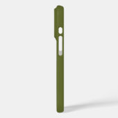 OD green custom monogram personalized Case-Mate iPhone Case (Achterkant / Links)