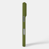 OD groene aangepaste monogram gepersonaliseerd Case-Mate iPhone Case (Achterkant / Rechts)