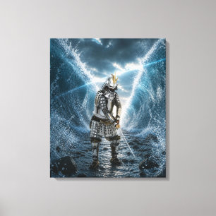 Oda Nobunaga Armure de Samouraï Toile 20x24 Prin