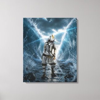 Oda Nobunaga Armure de Samouraï Toile 20x24 Prin