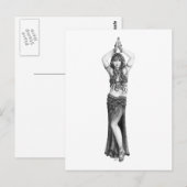 Odalisk Briefkaart (Voorkant / Achterkant)