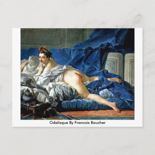 Odalisque van Francois Boucher Briefkaart (Voorkant)