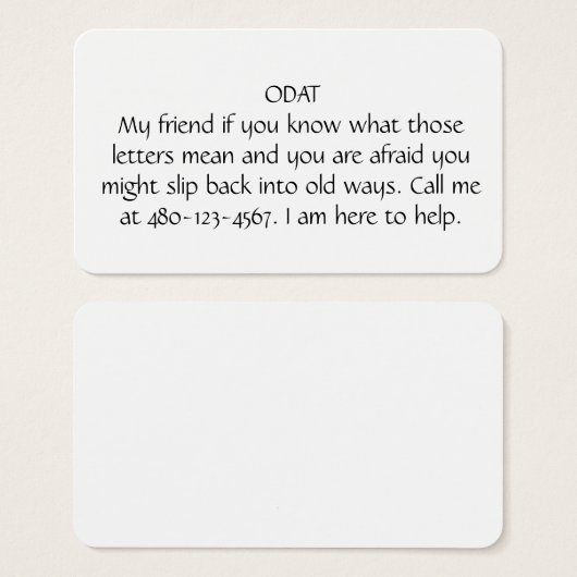 ODAT (Devant & derrière)