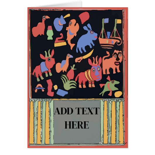 Odd Animaux, ajouter du texte, (Devant)