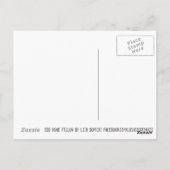 Odd Bone Fellow Fantasy Gothic Skeleton Monster Ar Briefkaart (Achterkant)