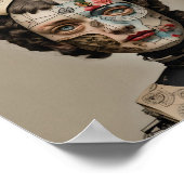 Odd Doll Surrealist AI afbeelding 008 P Poster (Hoek)