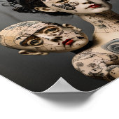 Odd Doll Surrealist AI afbeelding P Poster (Hoek)