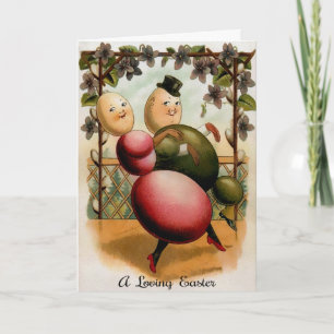 Odd Egg Heads Easter Kaart