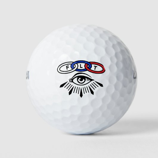 Odd Fellow Eye en Drie Links Golf Ball Golfballen (Voorkant)