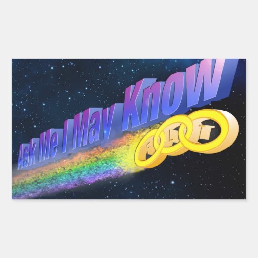 Odd Fellows "Ask Me I May Know" Sticker (Voorkant)