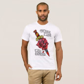 Odd Fellows Dagger en Roos T-shirt (Voorkant volledig)