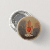 Odd Fellows Heart in hand Button (Voorkant /achterkant)