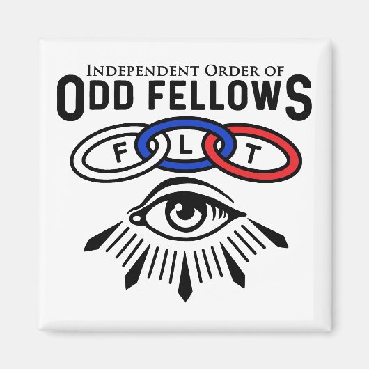 Odd Fellows Magnet Magneet (Voorkant)