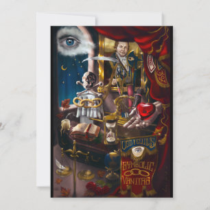 Odd Fellows Symbolische Vanitas Bedankkaart