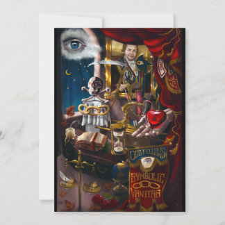 Odd Fellows Symbolische Vanitas Bedankkaart