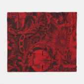 Odd Fellows Woven Tapestry version 1 Fleece Deken (Voorkant (Horizontaal))