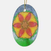 Odd Flower Keramisch Ornament (Links)