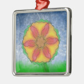 Odd Flower Metalen Ornament (Links)