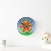 Odd Flower Ronde Klok (Huis)