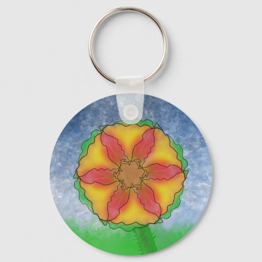 Odd Flower Sleutelhanger (Voorkant)