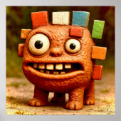 Odd Friends - Arc-en-ciel Monster Poster (Devant)