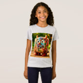 Odd Friends - Patchwork Cube Monster Poster T-shirt (Voorkant volledig)