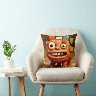 Odd Friends – Rainbow Block Monster Poster Poster Kussen