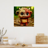 Odd Friends - Trieste Baby Demon Poster (Keuken)