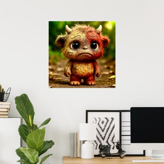 Odd Friends - Triste Baby Demon Poster (Bureau à domicile)