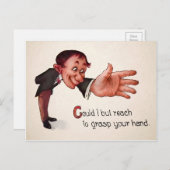  Odd Hand Shake Victoriaans Briefkaart (Voorkant / Achterkant)