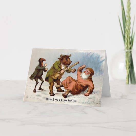 Odd Happy Nieuwjaar Kaart (Voorkant)