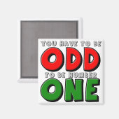 Odd is de nummer één grappige vriend Magnet Magneet (Voorkant / Achterkant)
