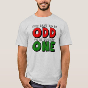Odd nummer één grappige T-shirt