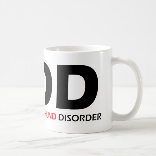 ODD - Obsessief-Dachshundaandoening Koffiemok (Rechts)